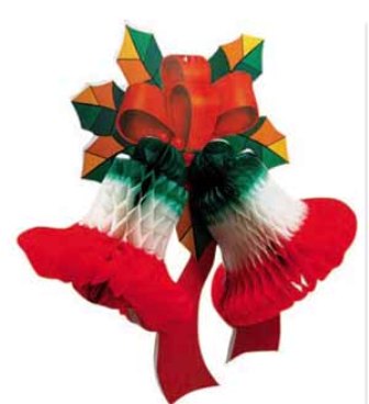 VIVA LA NAVIDAD: CAMPANA TRICOLOR